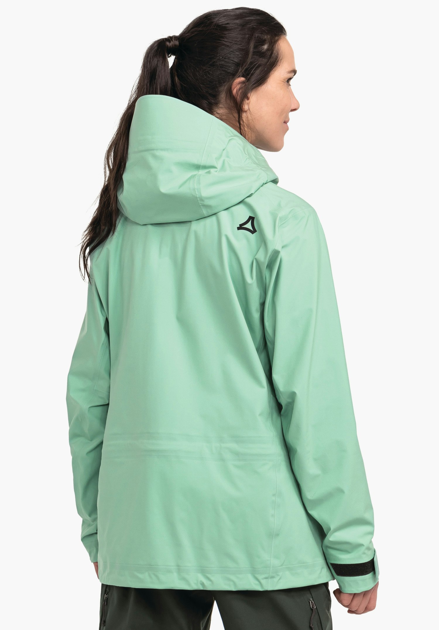 Highly breathable ski touring jacket
