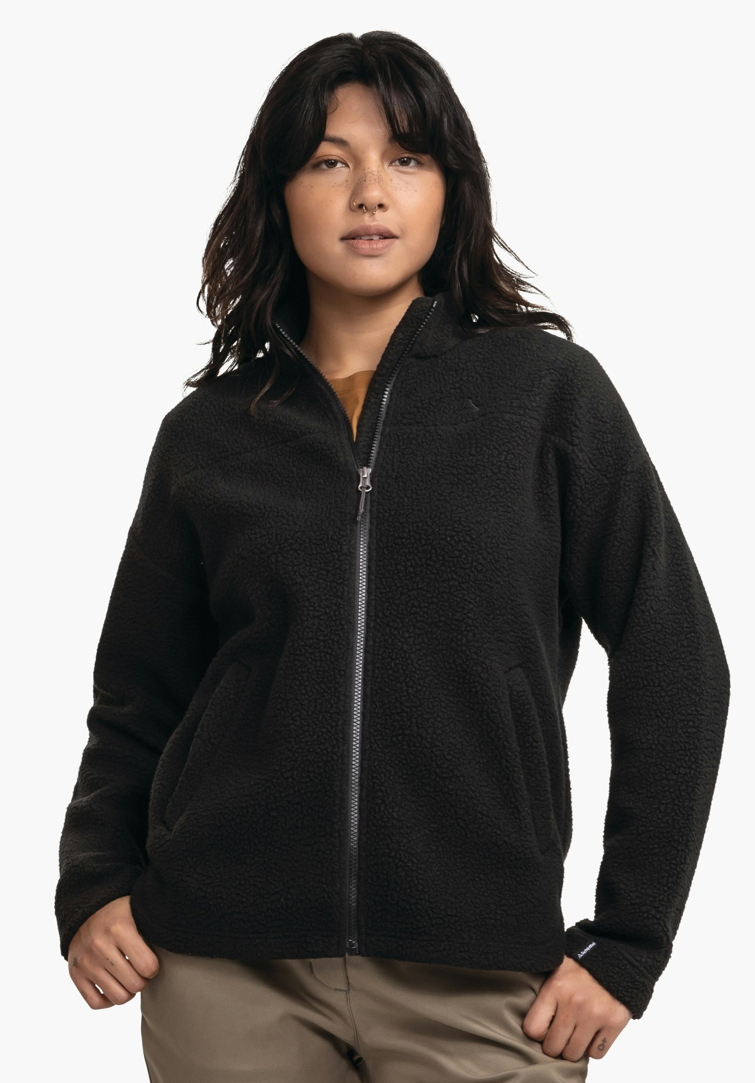 Cozy and warm Sherpa fleece jacket