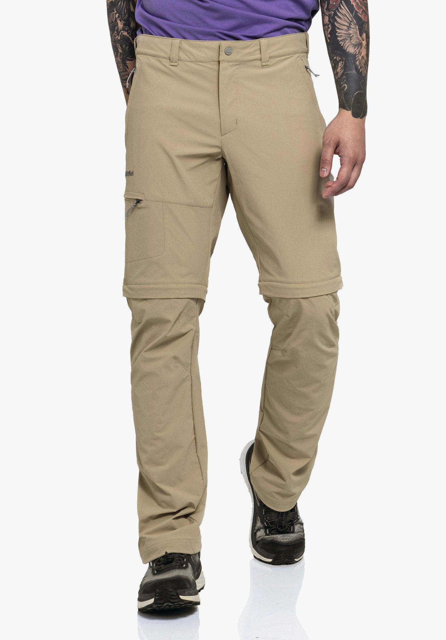 Quick-drying zip-off hiking pants