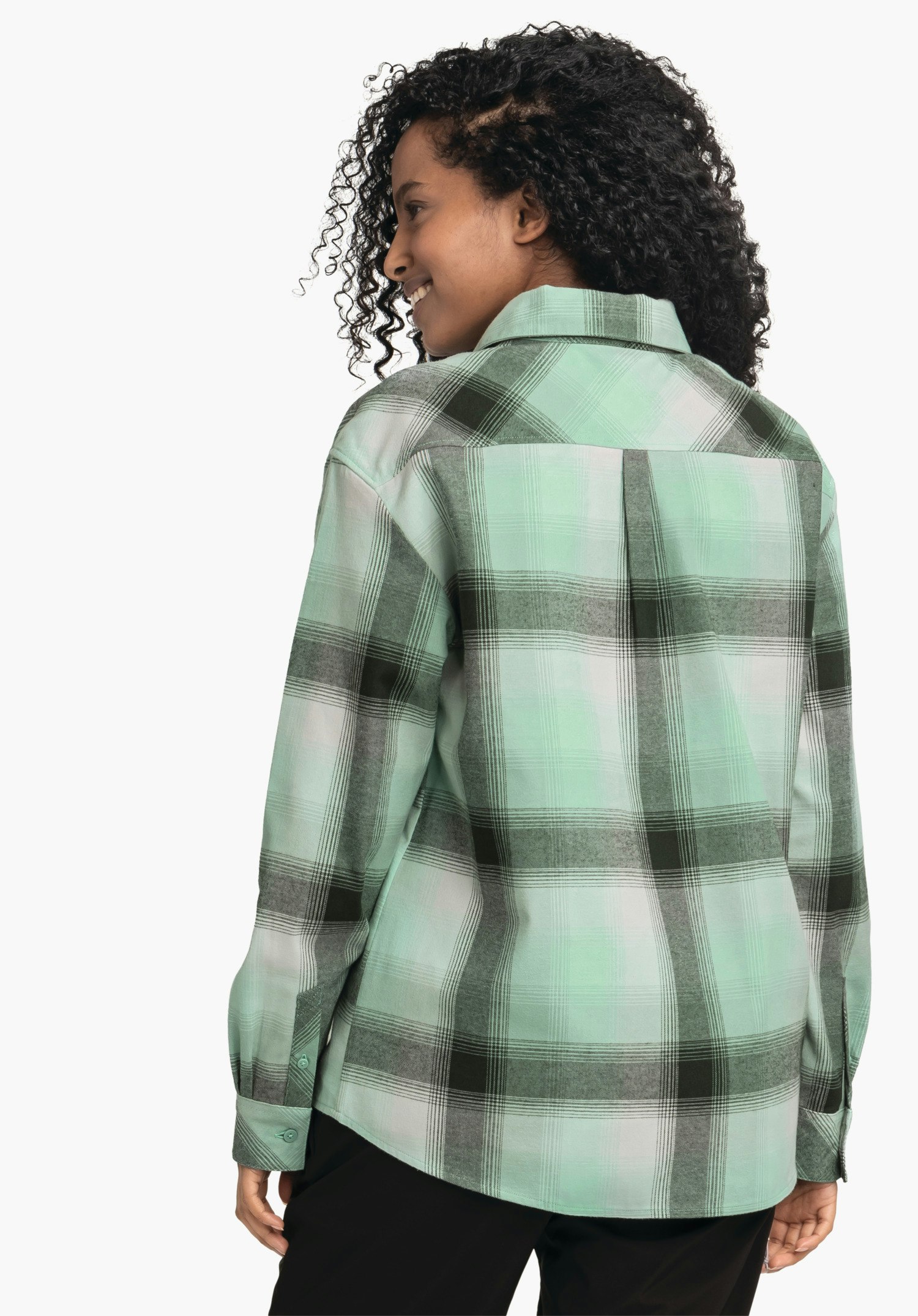 Hiking blouse with roll up sleeves