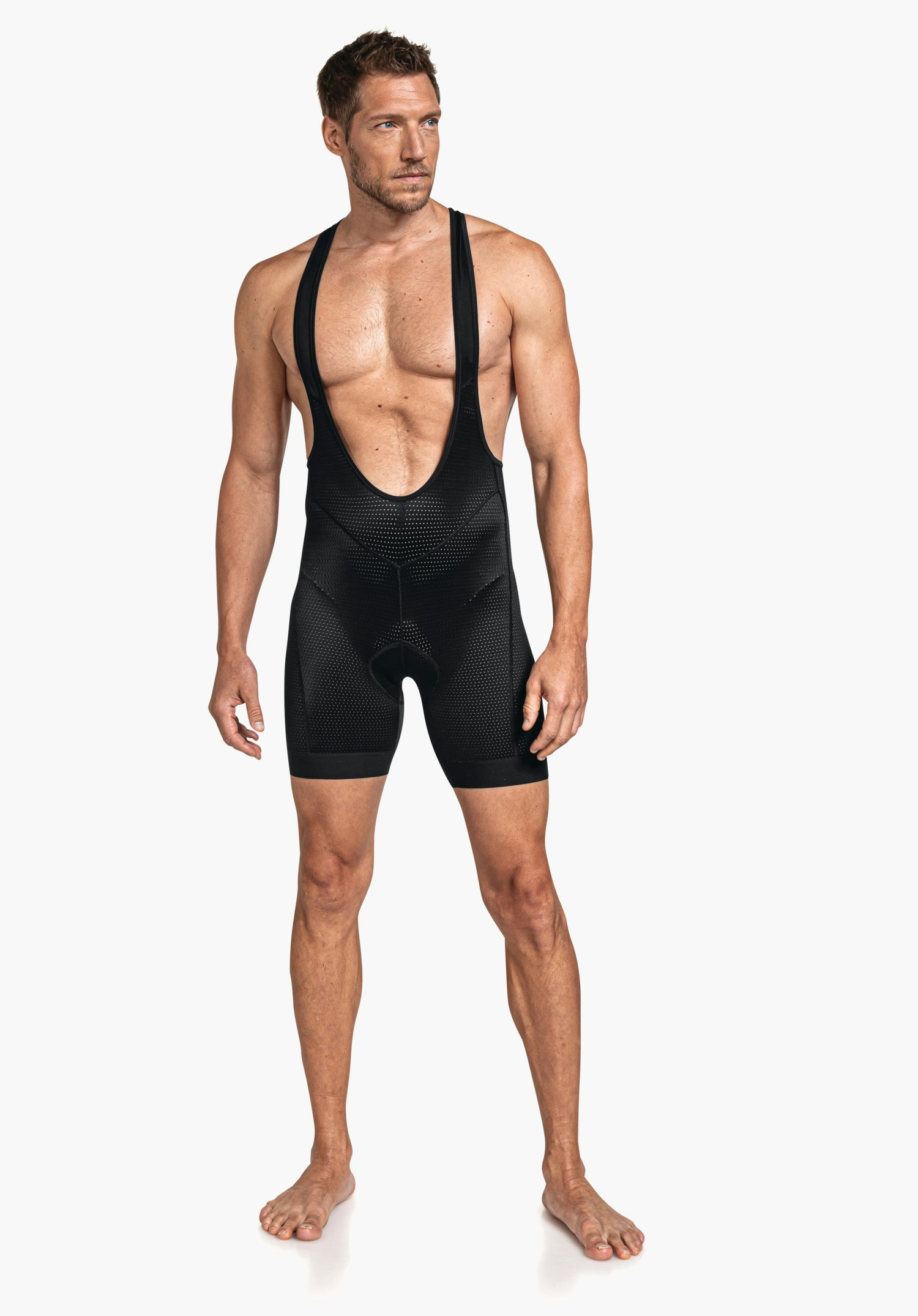 Inner bib shorts with pad for 8h comfort