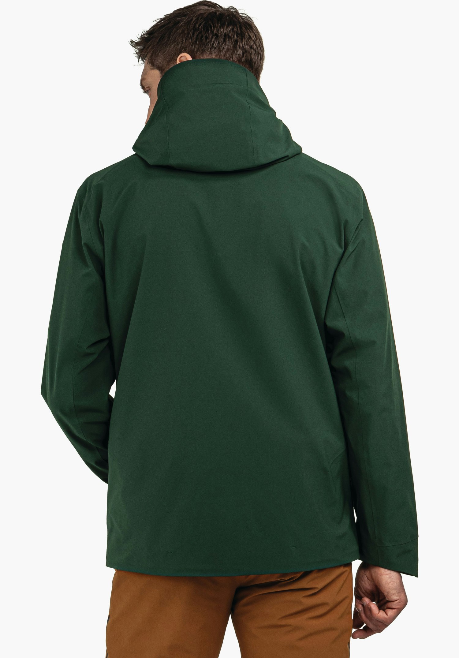 Unpadded layering ski jacket with lining