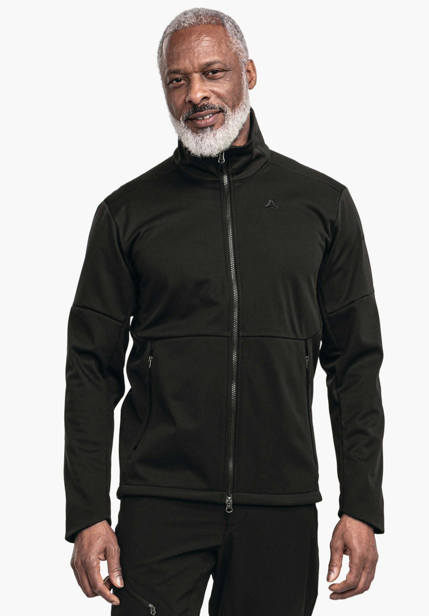 Warming softshell jacket for hiking