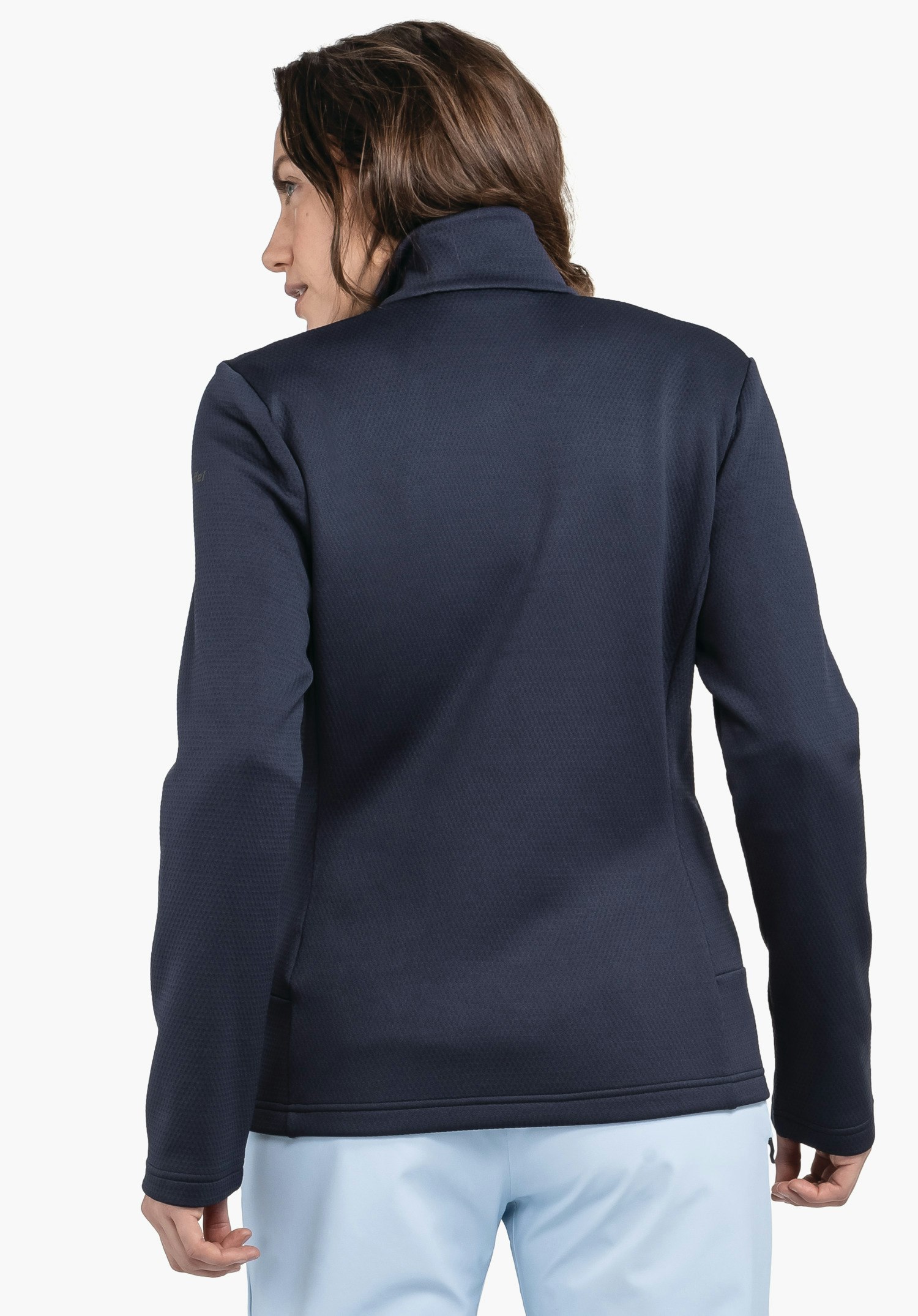 Fleece jacket suitable for everyday wear and skiing