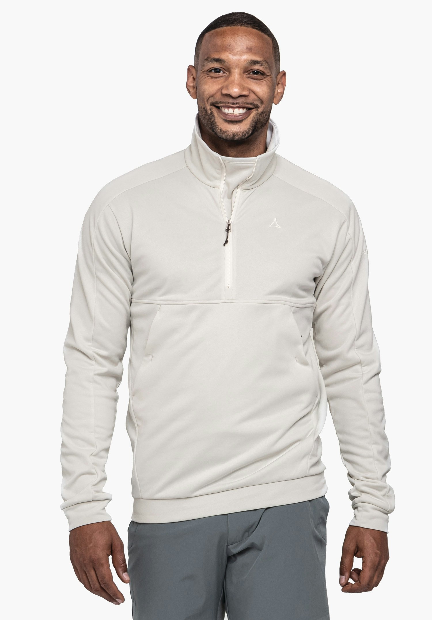 Recyclable half-zip fleece