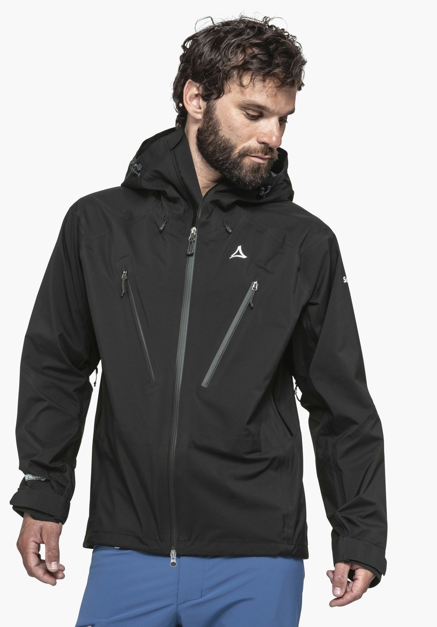 Absolutely waterproof 3-layer jacket