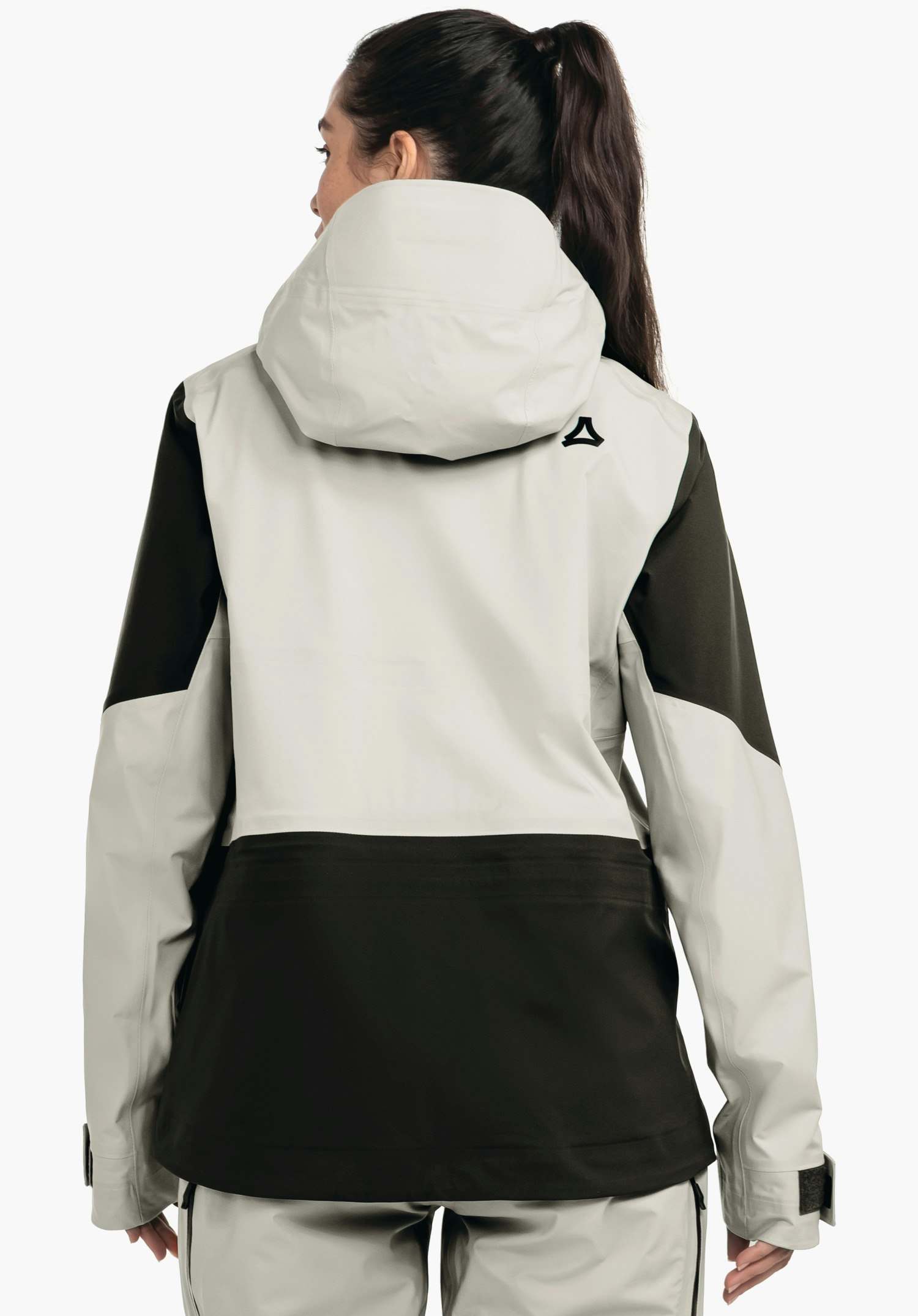 High-tech hardshell jacket with thermal zones