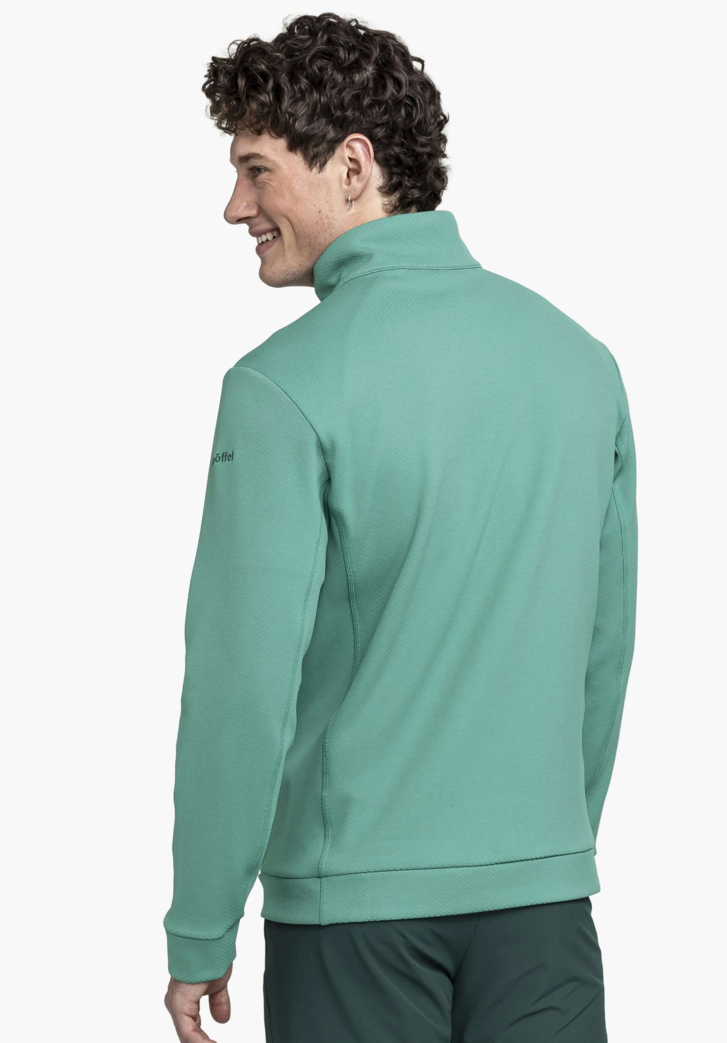 Warming knitted fleece jacket