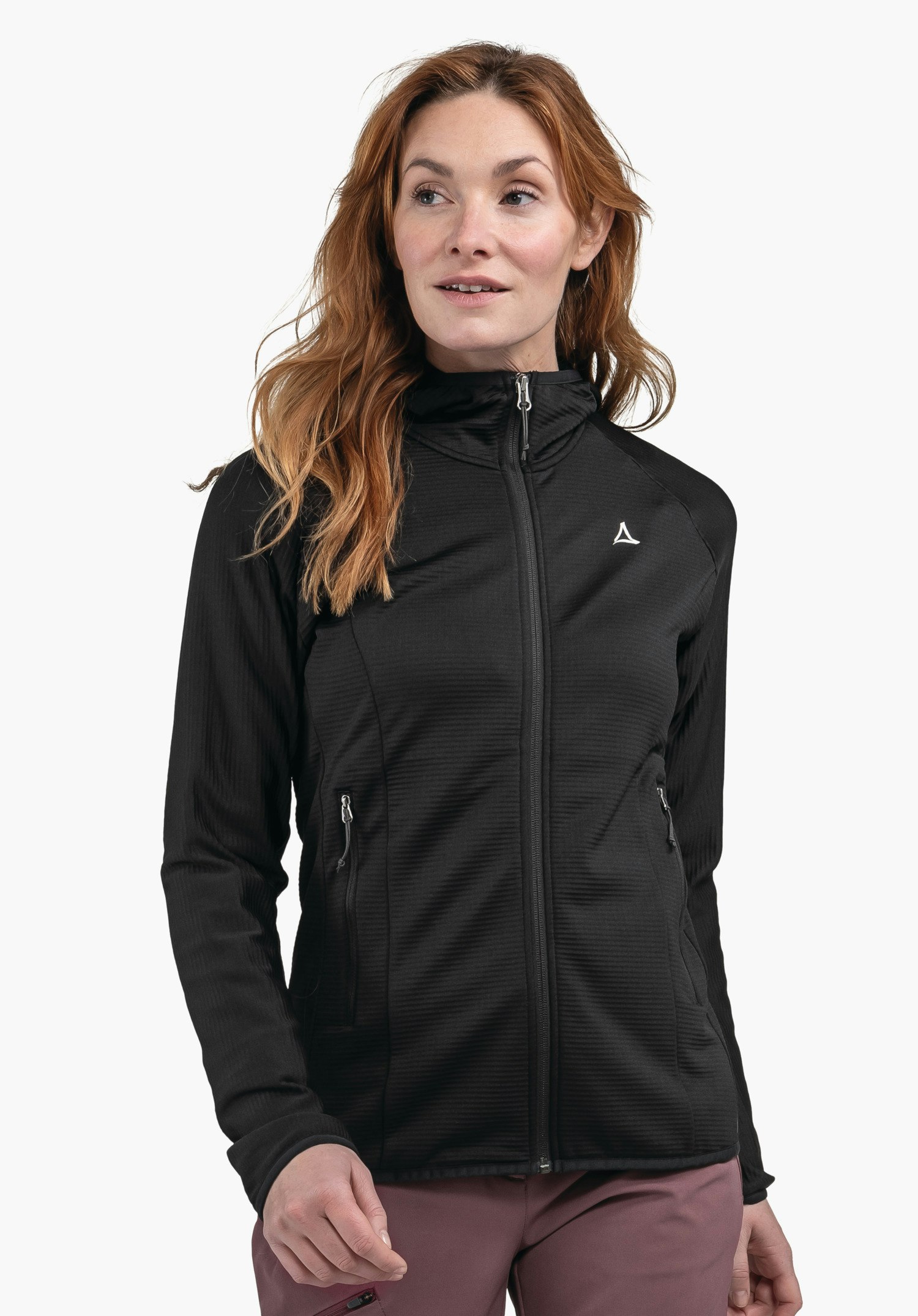 Fleece hoody for sporty hikes