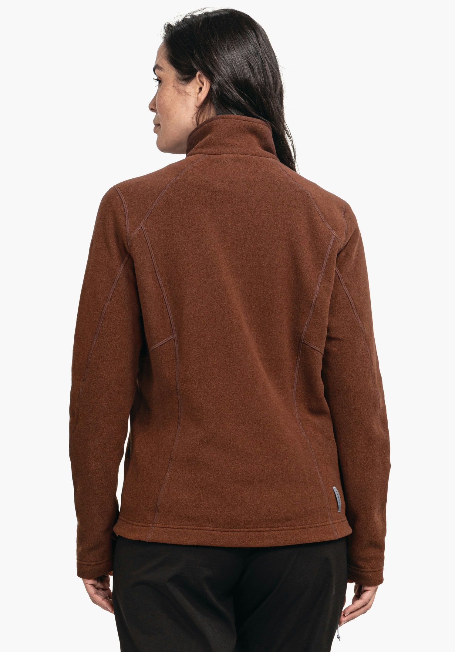Fleece jacket with high wearing comfort