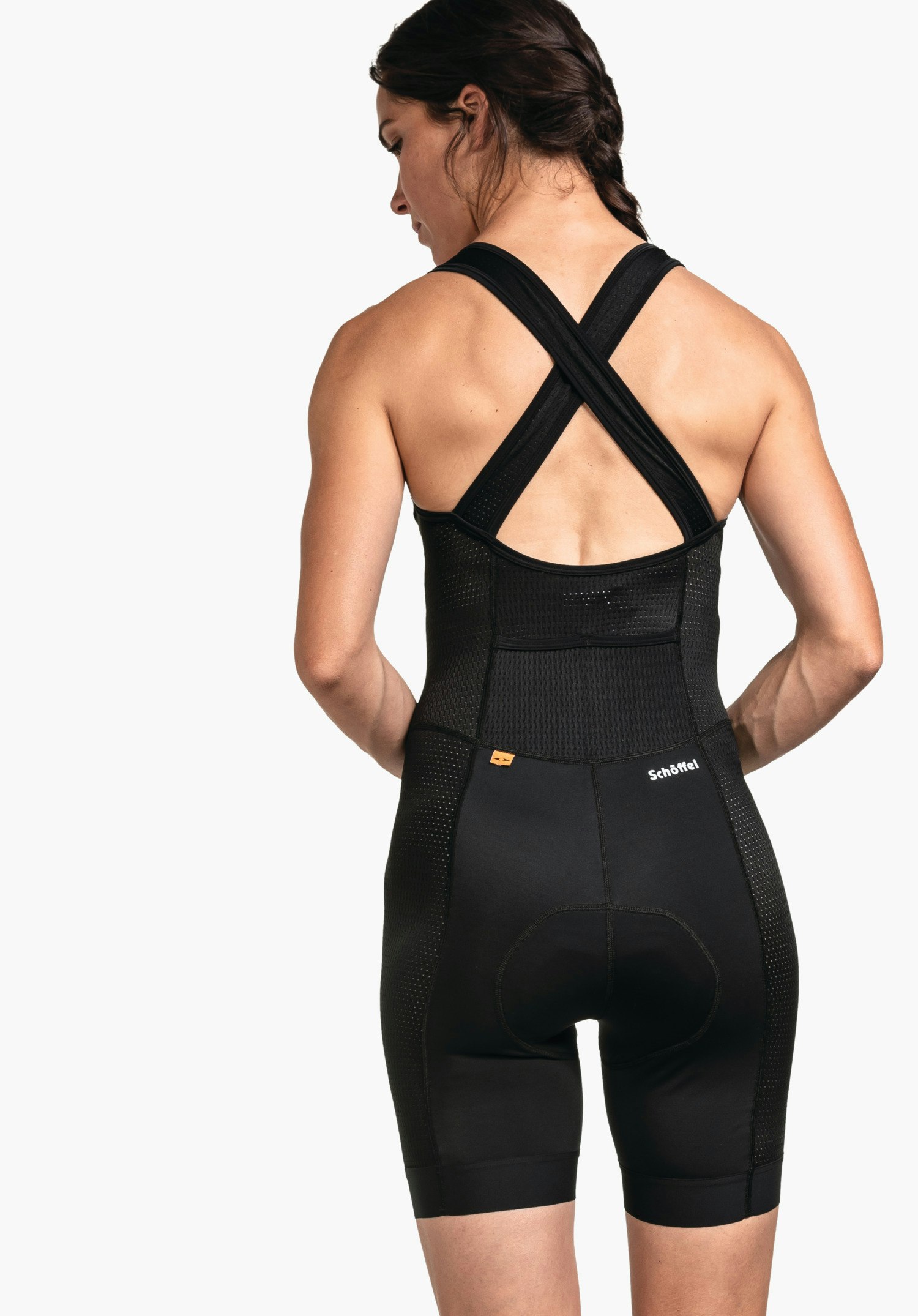 Inner bib shorts with pad for 8h comfort