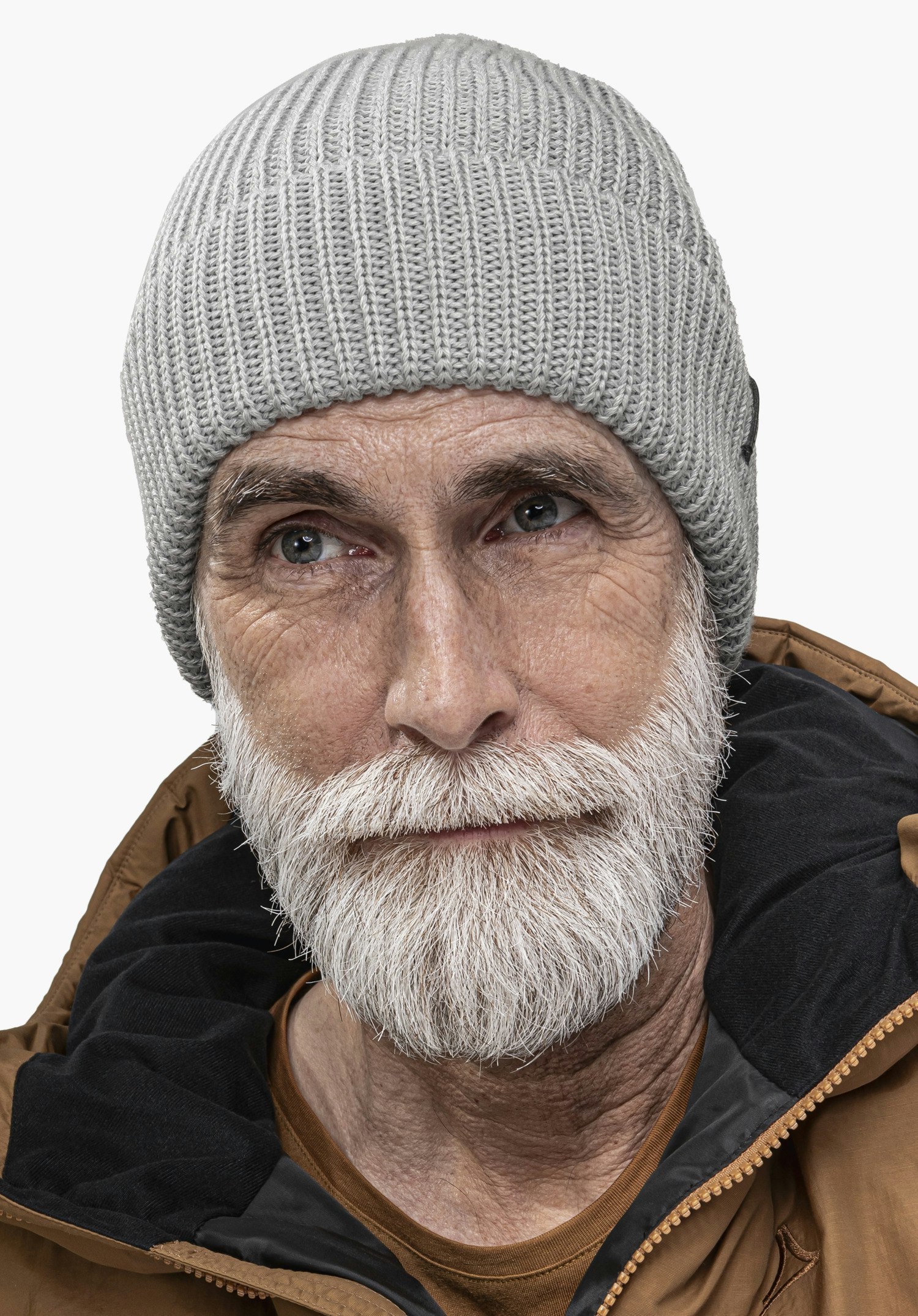 Warming fine knit beanie