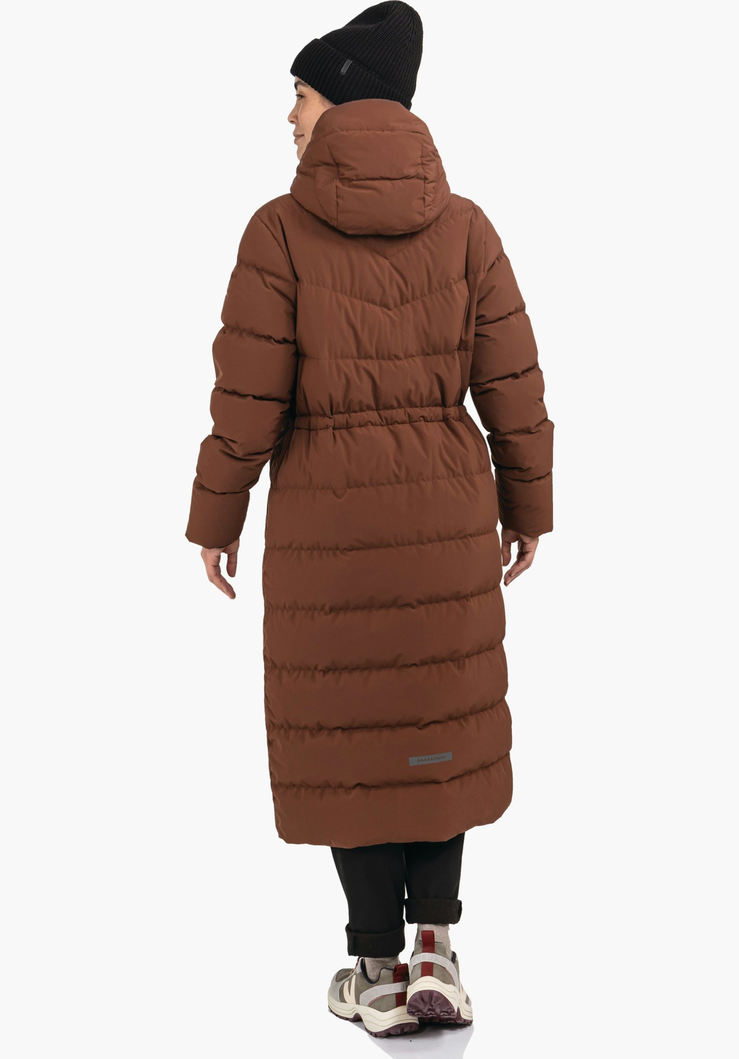 Feel-good down coat made from soft material