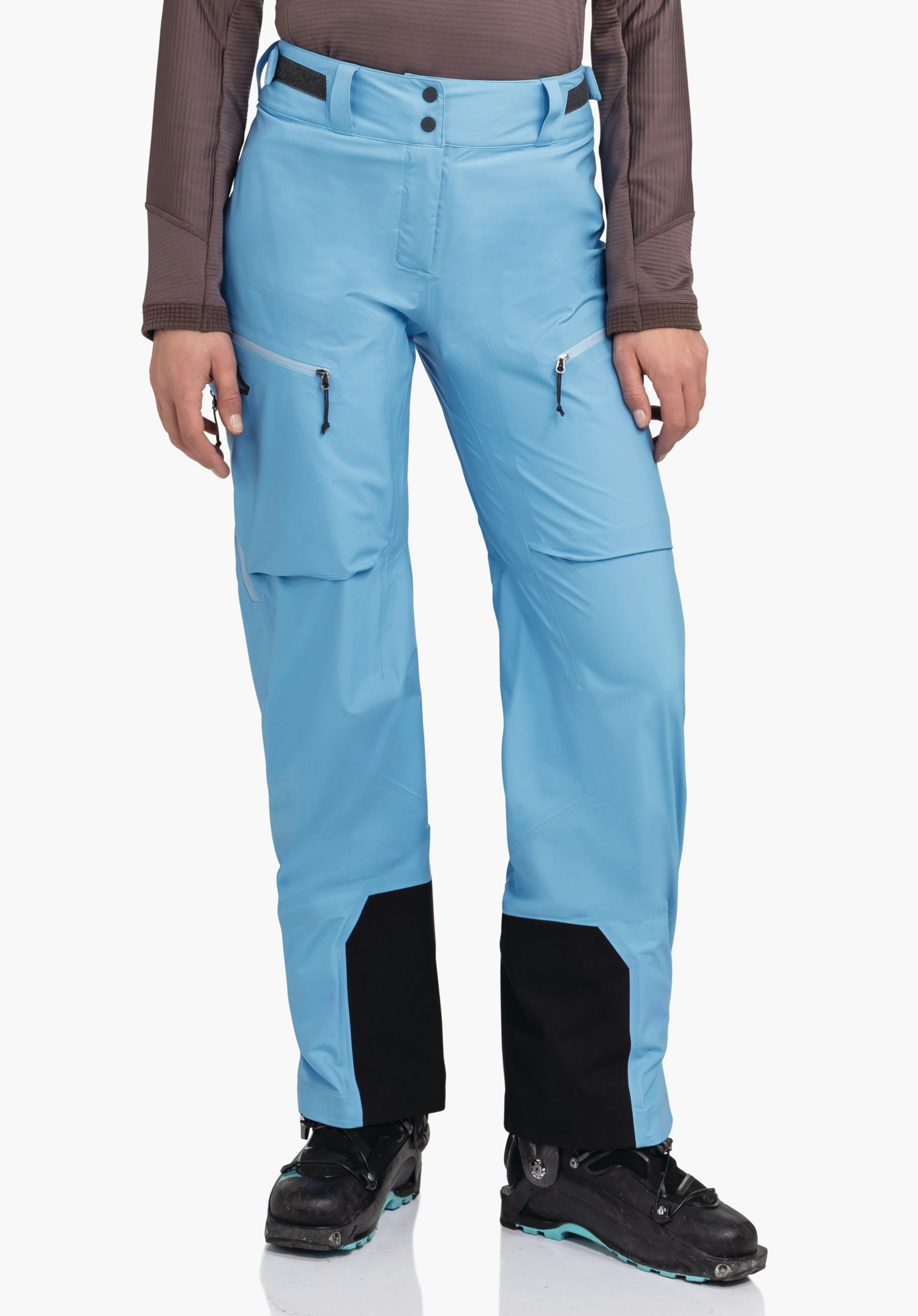 Highly breathable ski touring pants