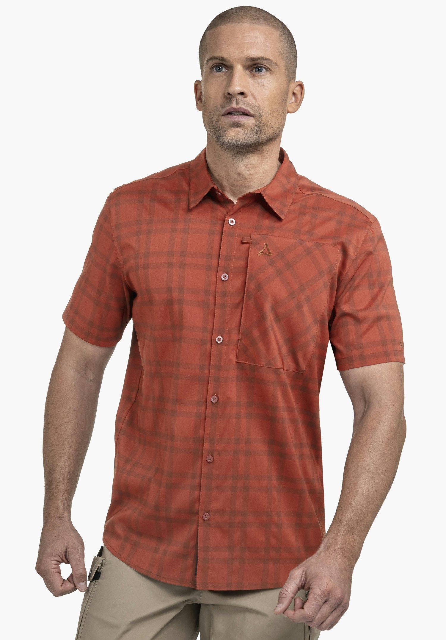 Lightweight, elasticated shirt with stretch