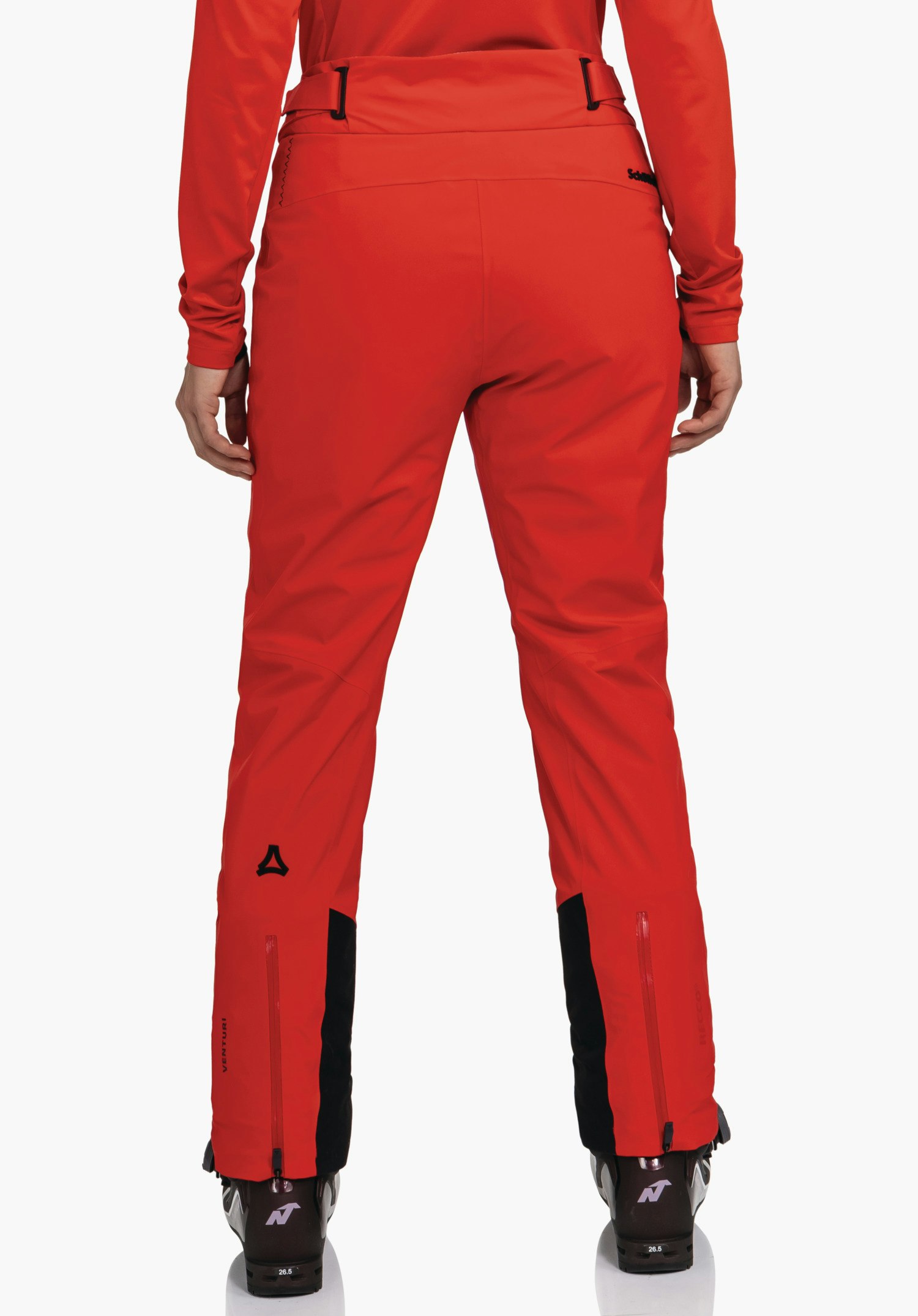 Waterproof, sporty performance ski pants