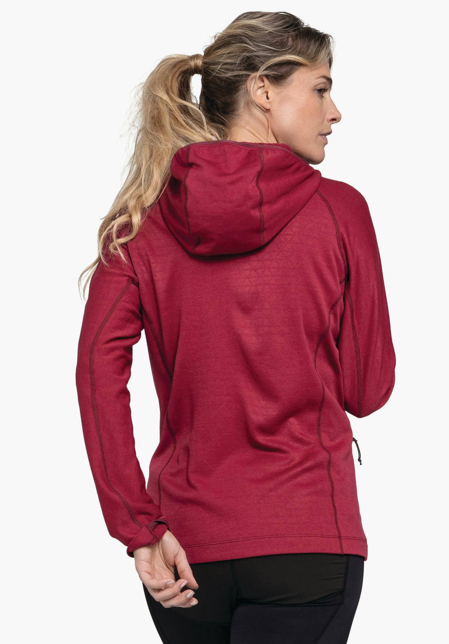 Thermo-regulating half-zip hoody