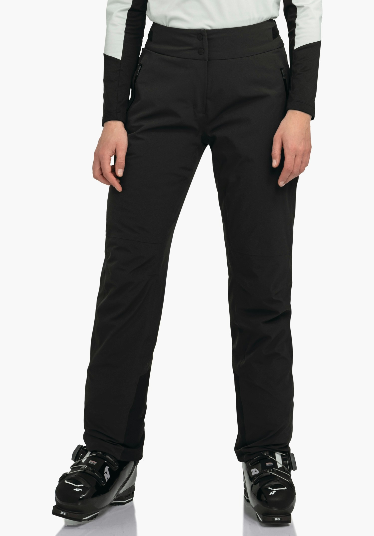 Waterproof, sporty performance ski pants