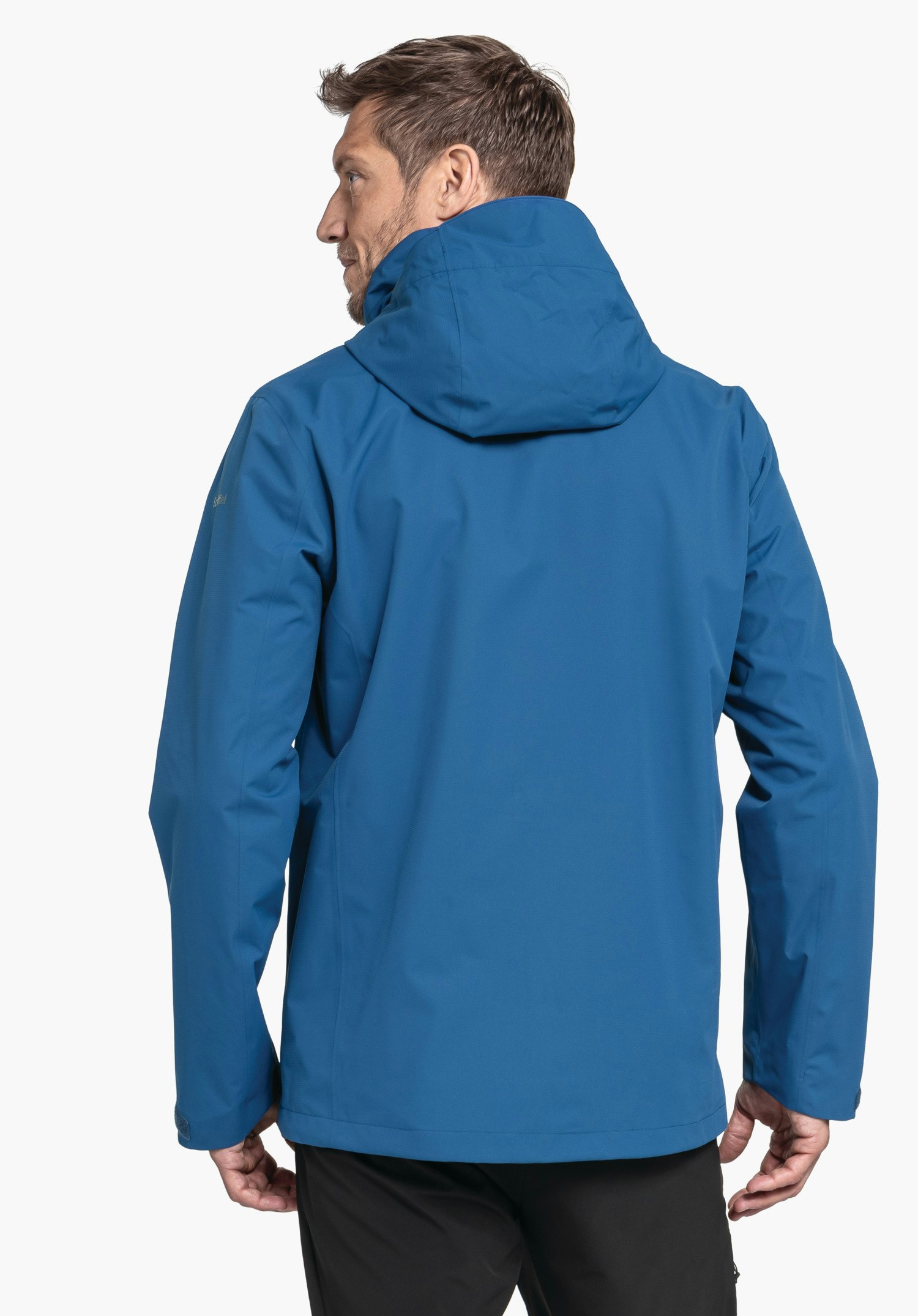 Robust, wind- and waterproof rain jacket