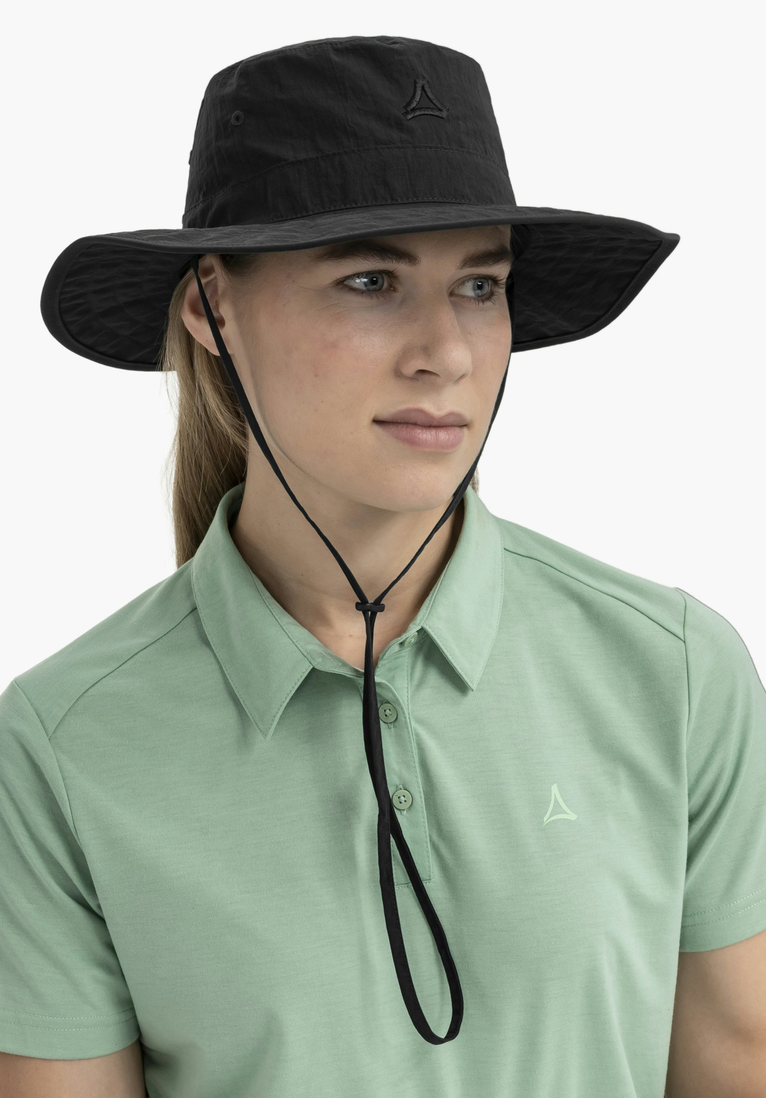 Sun hat with wide brim