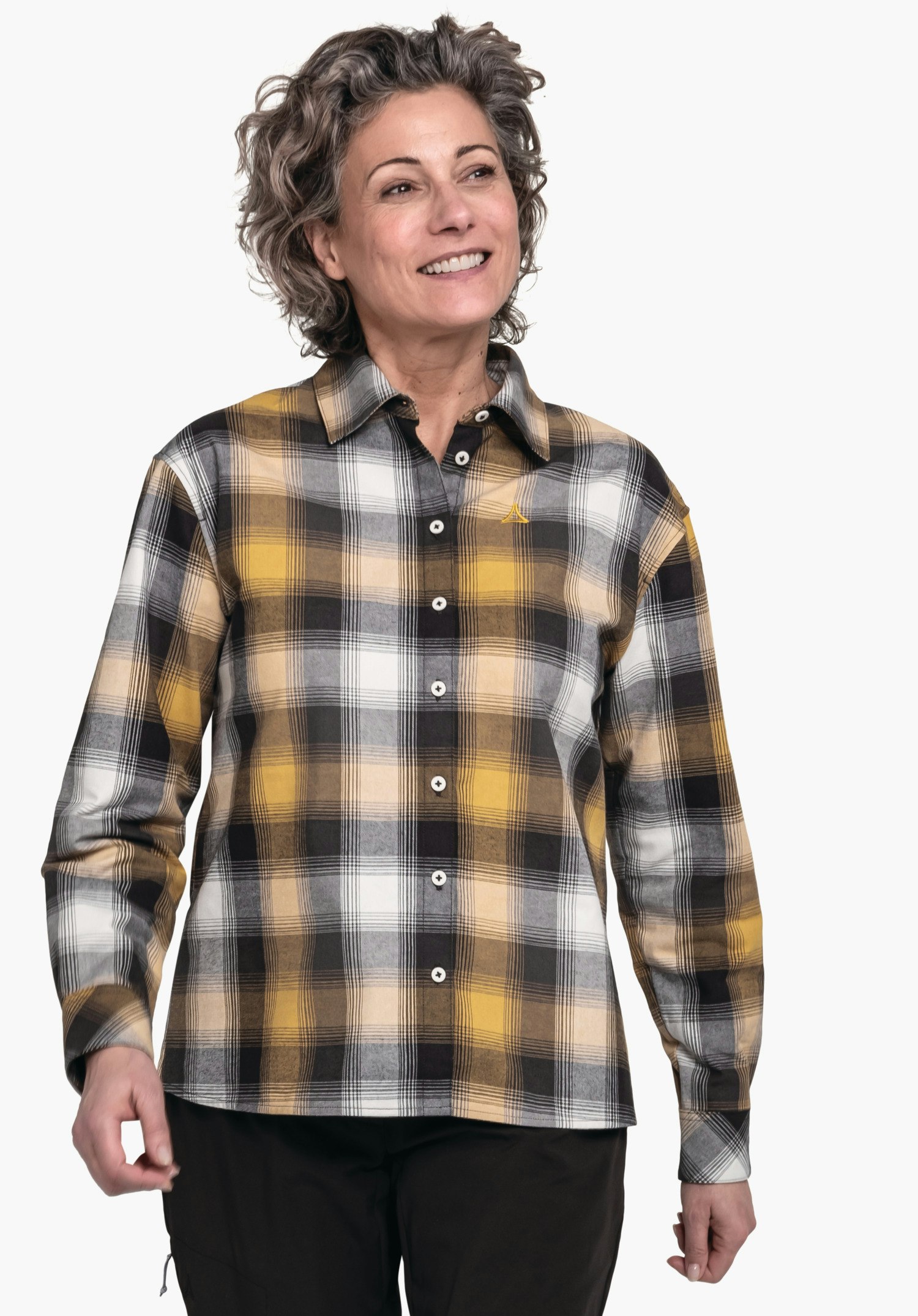 Hiking blouse with roll up sleeves