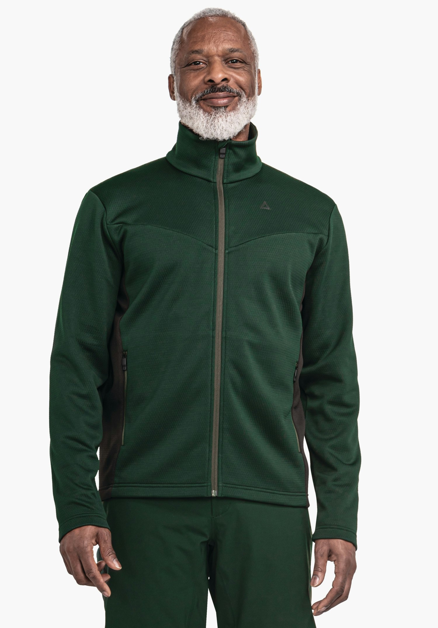Fleece jacket suitable for everyday wear and skiing