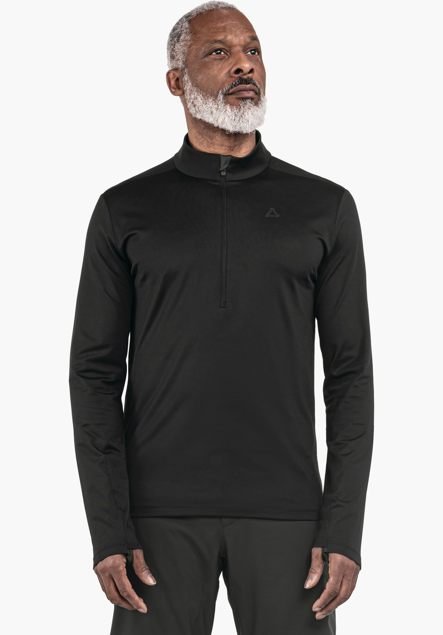 Half-zip longsleeve with sophisticated details