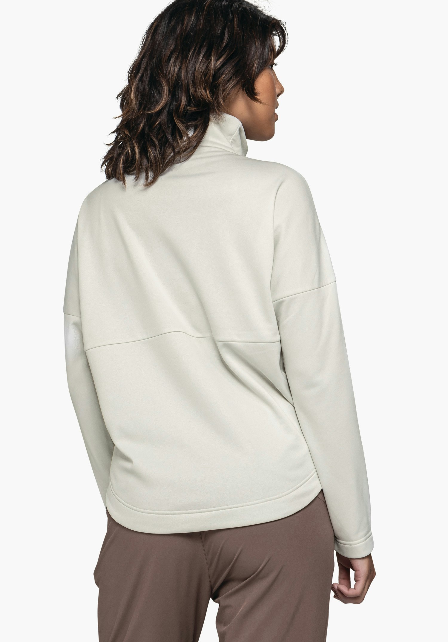 Recyclable half-zip fleece