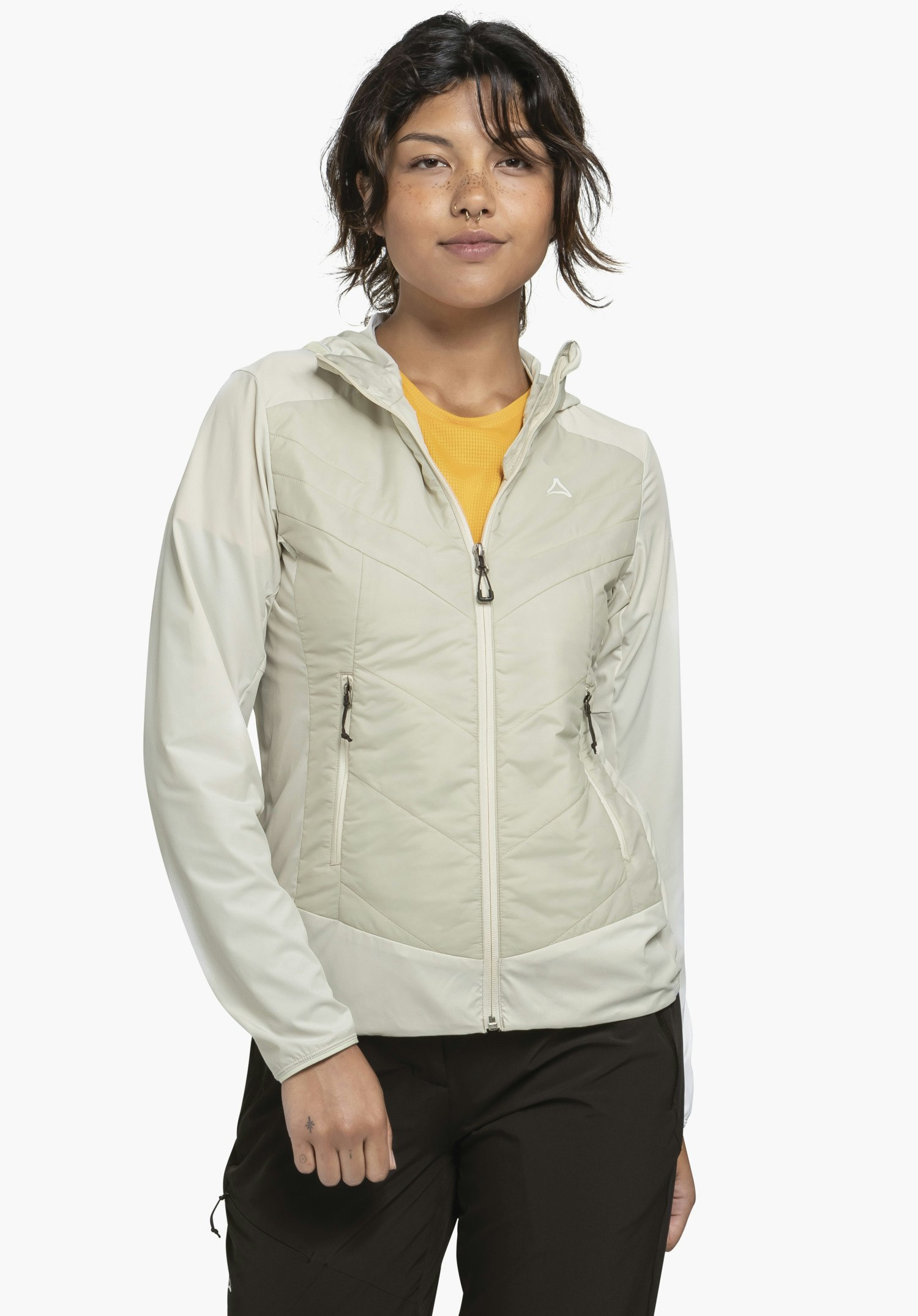 Hybrid jacket with quick drying