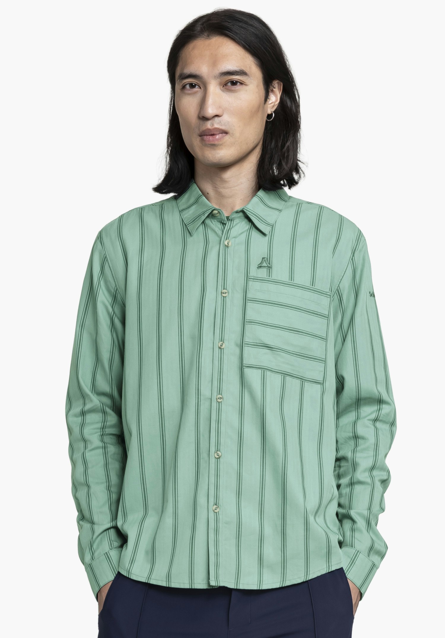 Summery long-sleeved shirt with UV protection