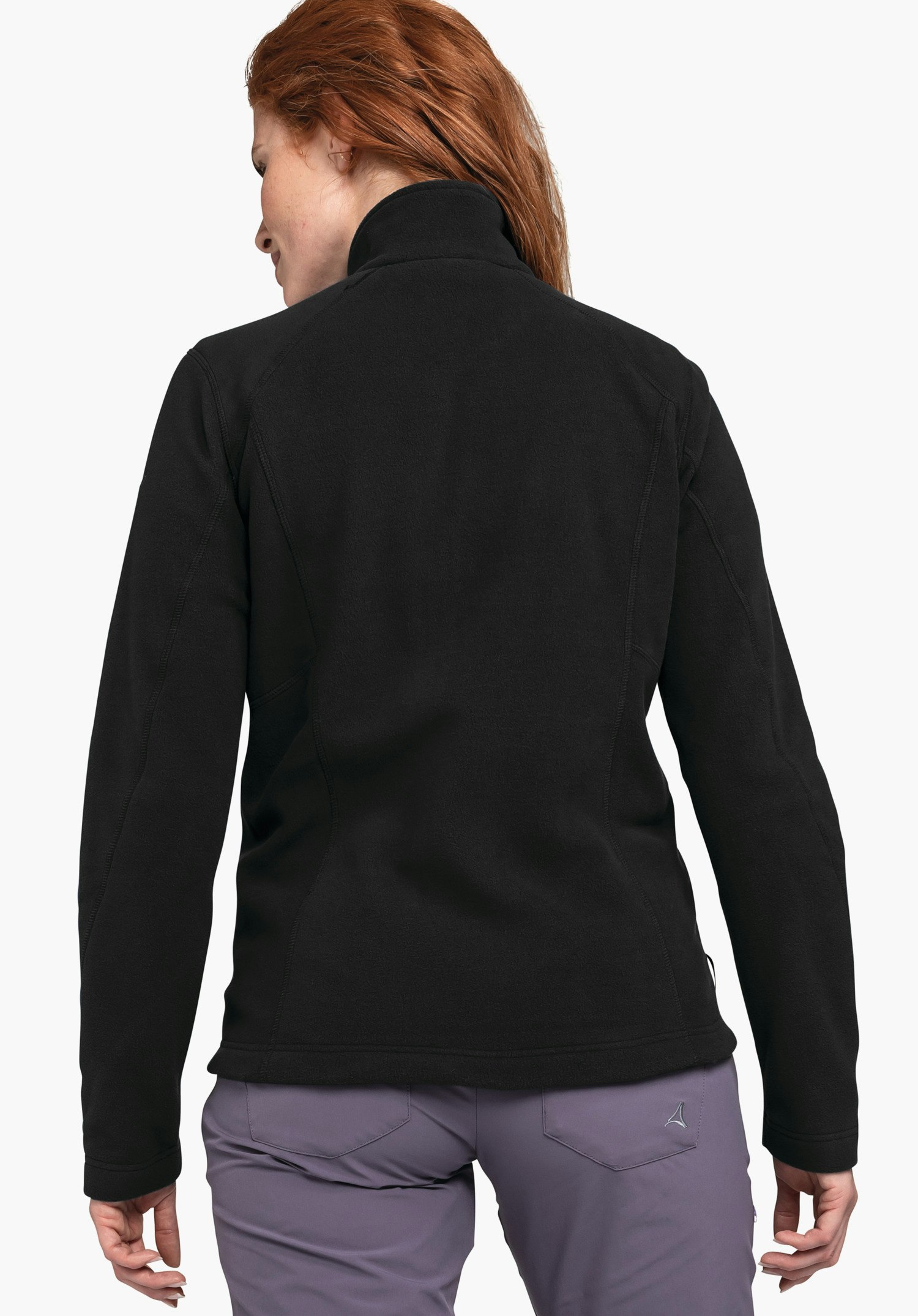 Fleece jacket with high wearing comfort
