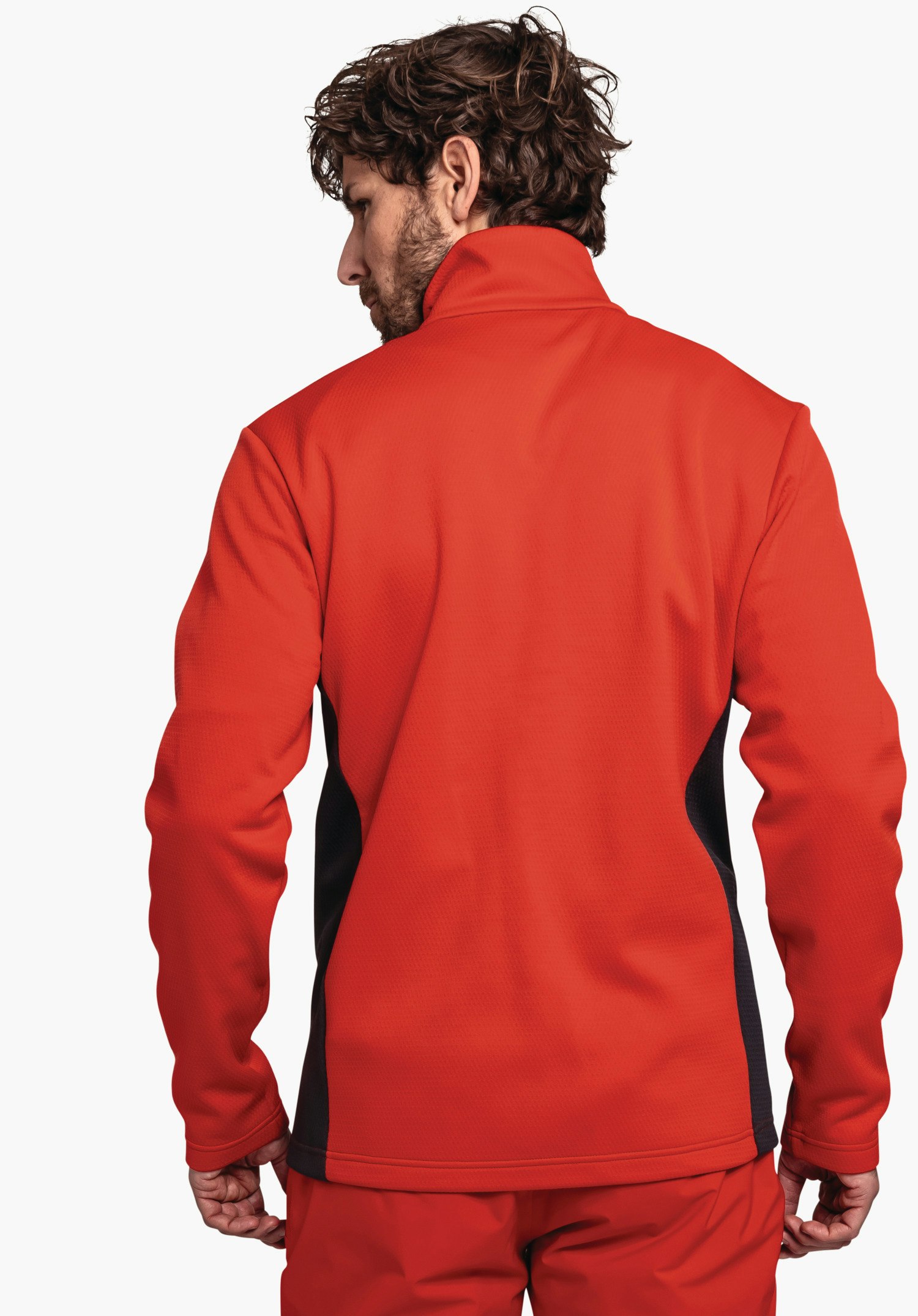 Fleece jacket suitable for everyday wear and skiing