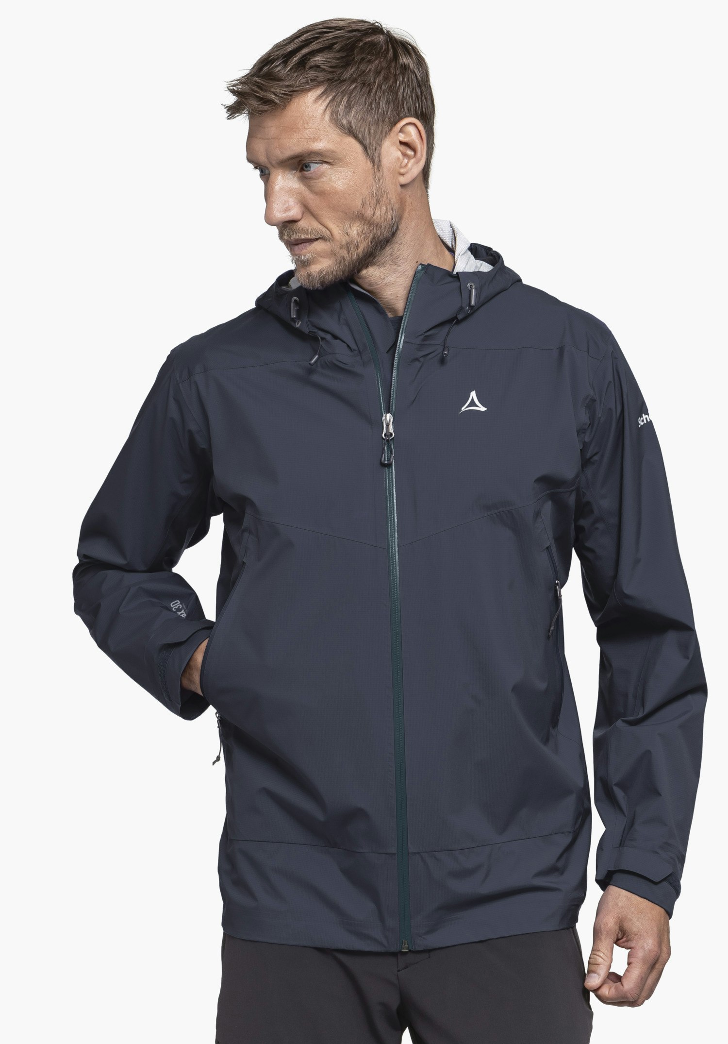 Waterproof and breathable hiking jacket