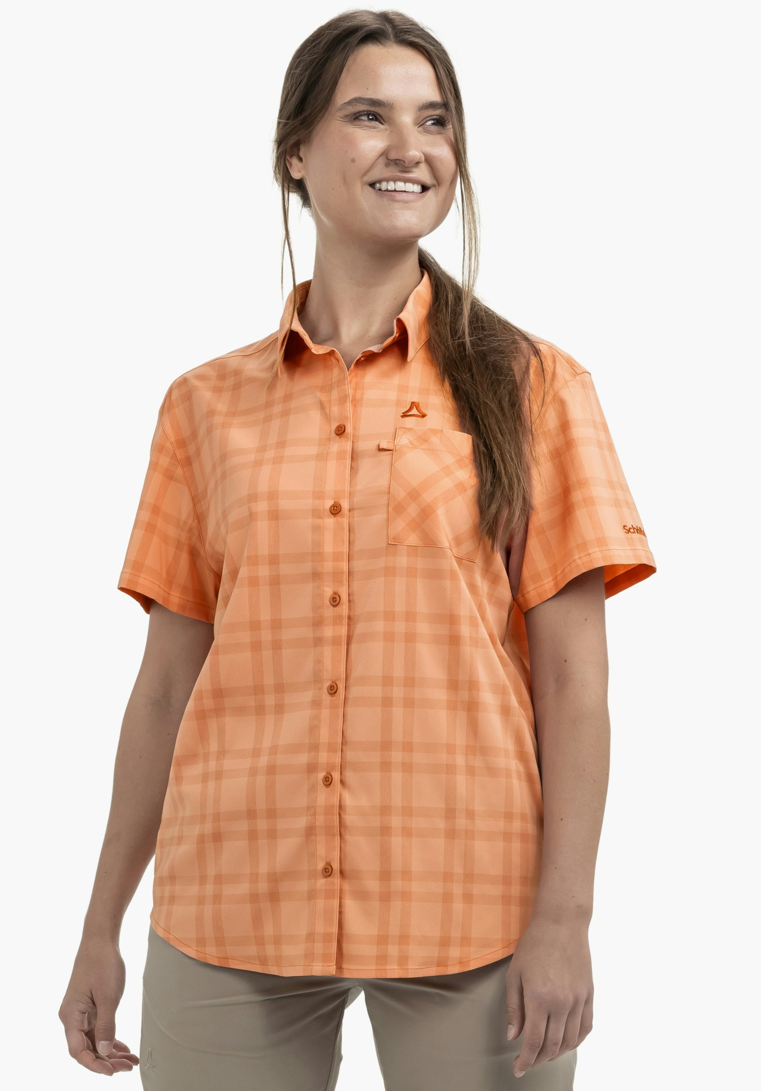 Elastic & odor-inhibiting blouse