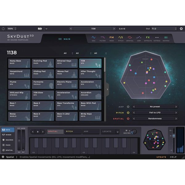 Sound Particles SkyDust 3D