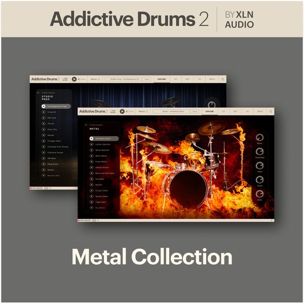 XLN Audio Addictive Drums 2 Metal Collection