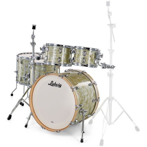 Ludwig Classic Maple 5pcs Olive Pearl