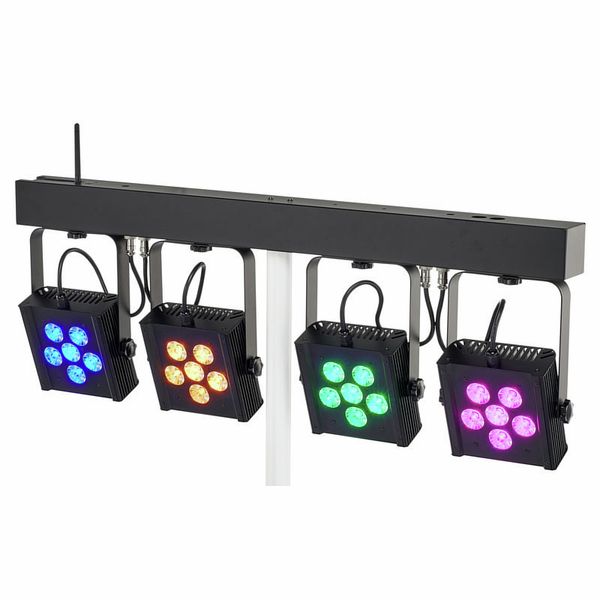 Stairville CLB8 Compact LED Bar 8 Bundle
