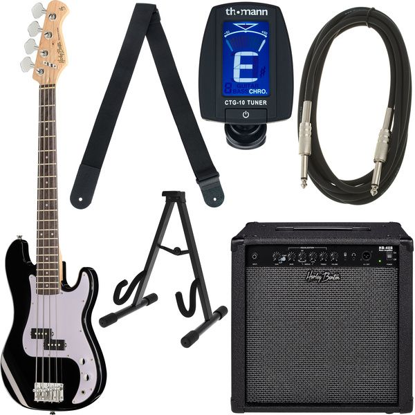 Harley Benton PB-Shorty BK Standard Set 2