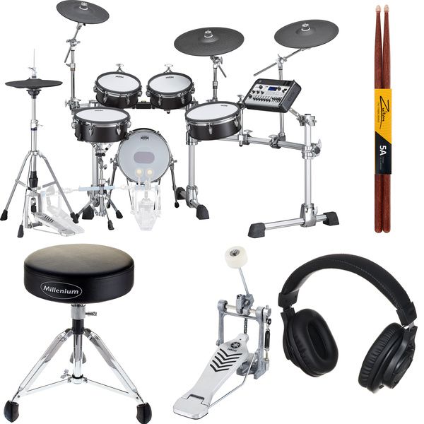 Yamaha DTX10K-M Black Forest Bundle