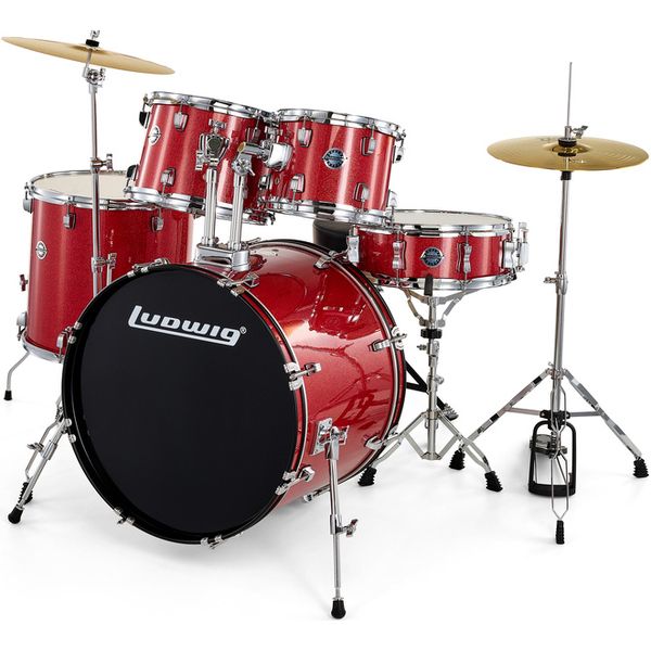 Ludwig Accent Drive 5pc Red