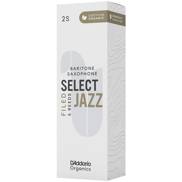 DAddario Woodwinds Organic Sel. Jazz Filed BAR 2S