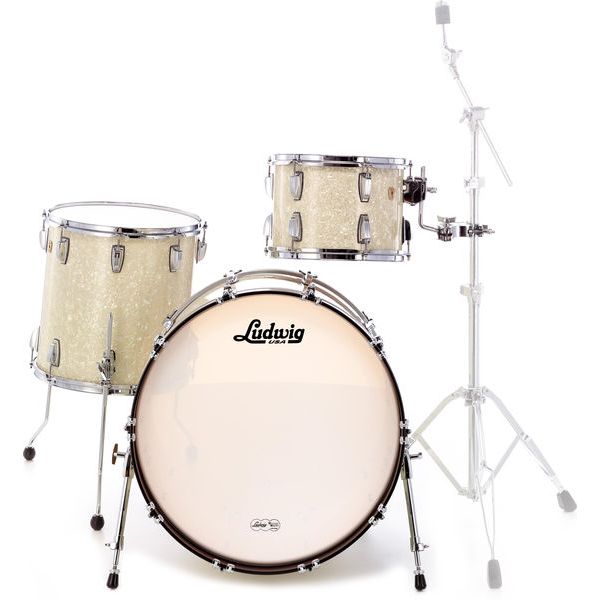 Ludwig Classic Maple Rock Vintage Wh.