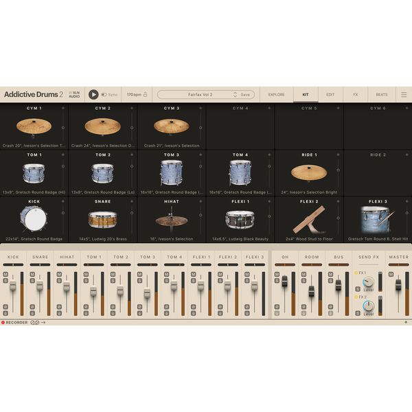 XLN Audio Addictive Drums 2 Rock Collection