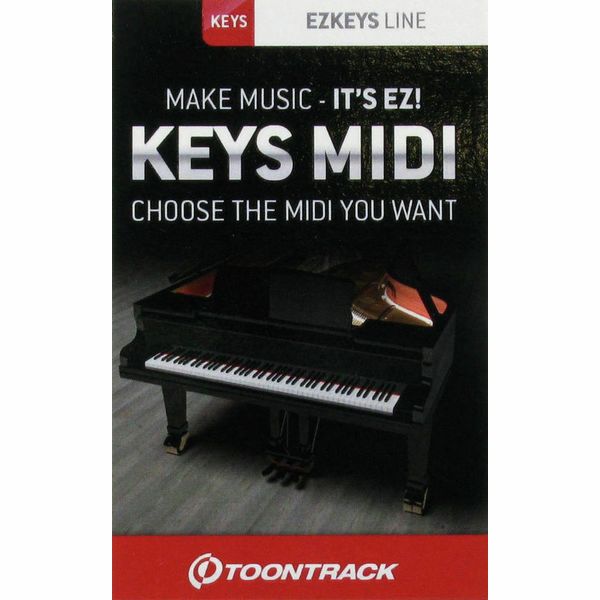 Toontrack EZkeys Midi Pack Card