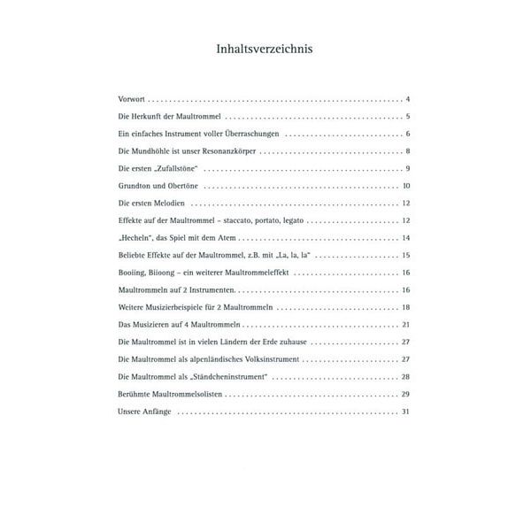 Musikverlag Preissler Musizieren Maultrommel Set