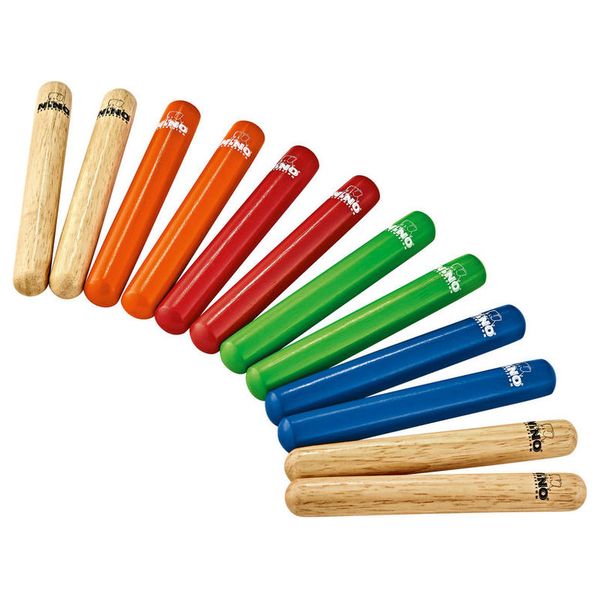 Nino Coloured Claves Set 6pc