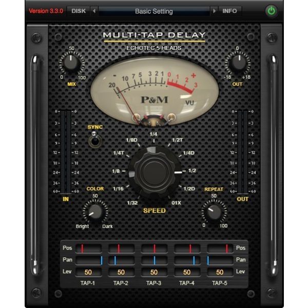 Plug And Mix Multi-Tap Delay