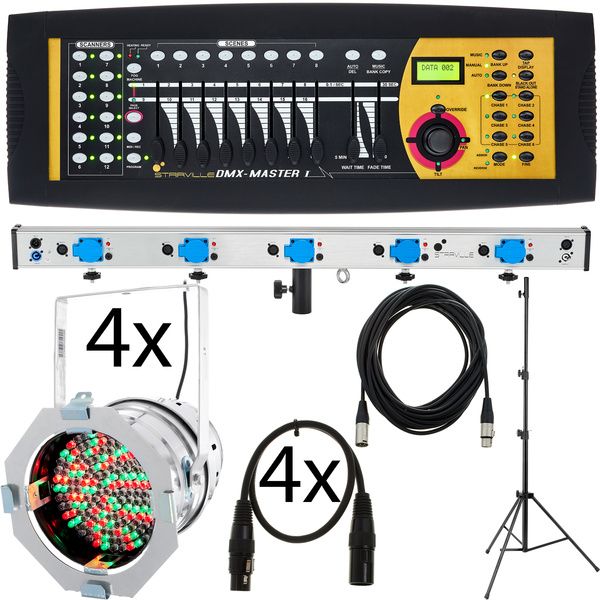 Stairville Mobile Artist Bundle RGBW Silb