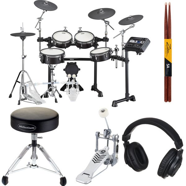 Yamaha DTX8K-X Black Forest Bundle